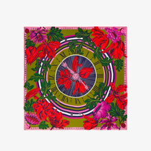 Lade das Bild in den Galerie-Viewer, Silk Carre 130 - Horloge - Grün