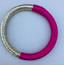 Lade das Bild in den Galerie-Viewer, Ring Sabra : FUSHIA/doré / L