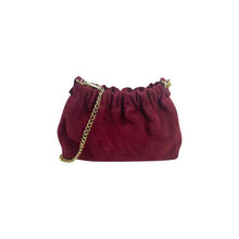 Lade das Bild in den Galerie-Viewer, Beuteltasche aus echtem Wildleder Fuxia