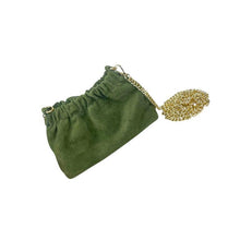 Lade das Bild in den Galerie-Viewer, Beuteltasche aus echtem Wildleder Fuxia