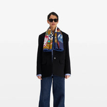 Lade das Bild in den Galerie-Viewer, Silk Carre 100 - Atelier - Blau