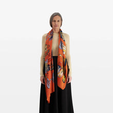 Lade das Bild in den Galerie-Viewer, Scarf - Iconique - Orange
