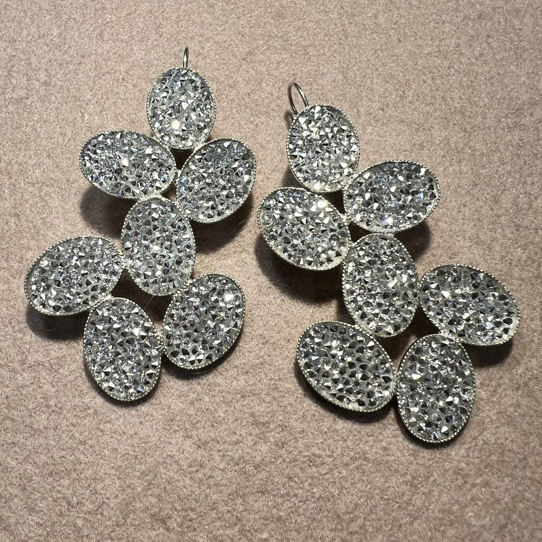 Chandelier Rocks Silber