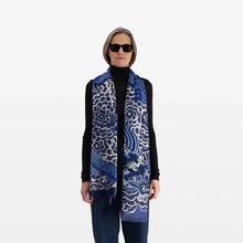 Lade das Bild in den Galerie-Viewer, Scarf - Dragon - Blau
