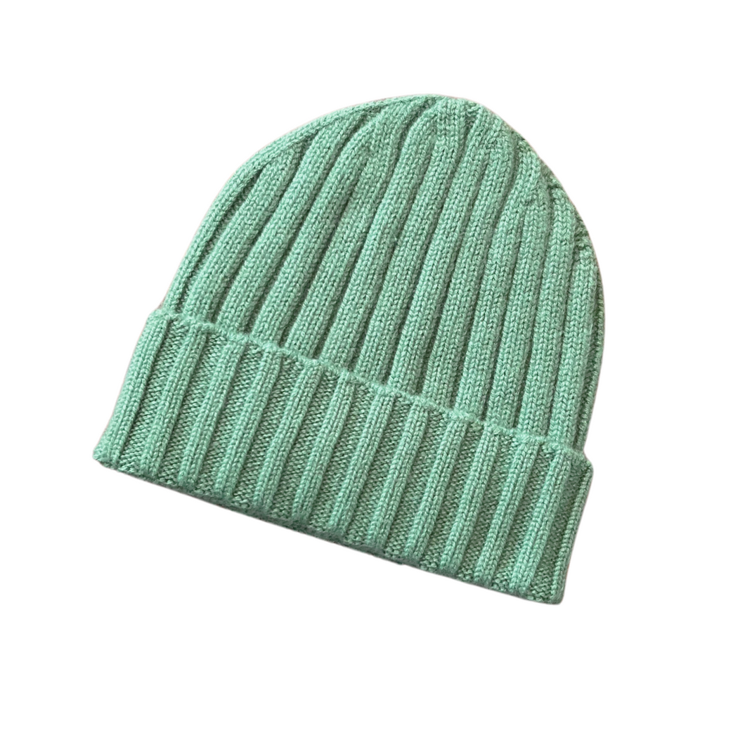 INARA - Cashmere Mütze Grün