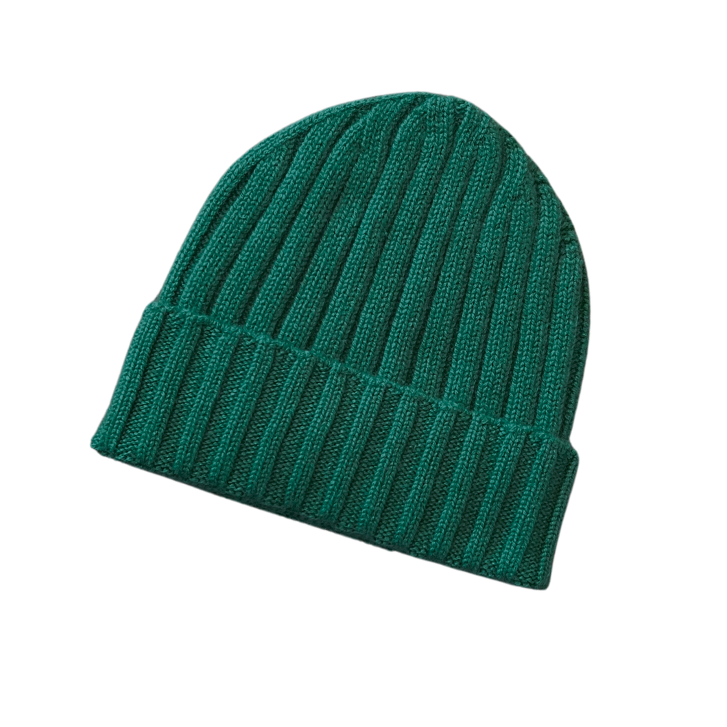 INARA - Cashmere Mütze Emerald