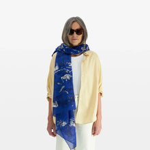 Lade das Bild in den Galerie-Viewer, Cotton Scarf - Reverie - Blue
