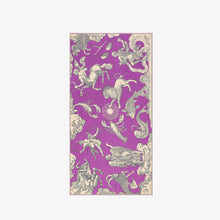 Lade das Bild in den Galerie-Viewer, Cotton/Silk Scarf - Astrologie - Violet
