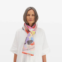 Lade das Bild in den Galerie-Viewer, Cotton/Silk Scarf - Yoga - Multi
