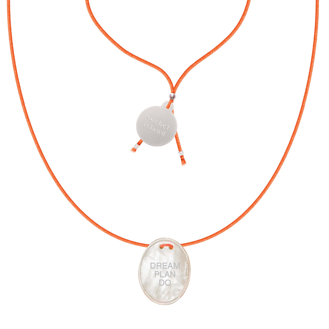 Dream Plan Do - Mother Of Pearl Necklace