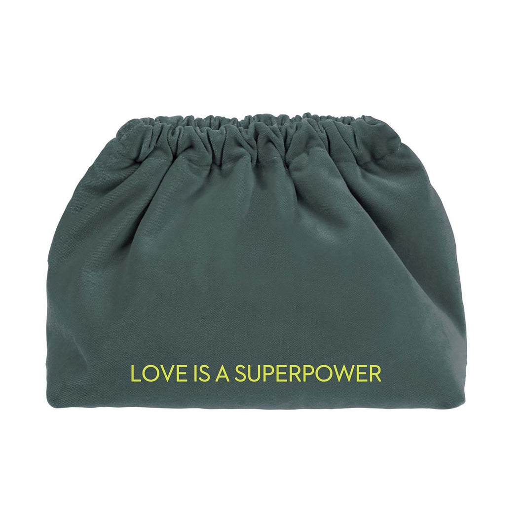 Love is a superpower - Velvet Clutch - Sorbet Island