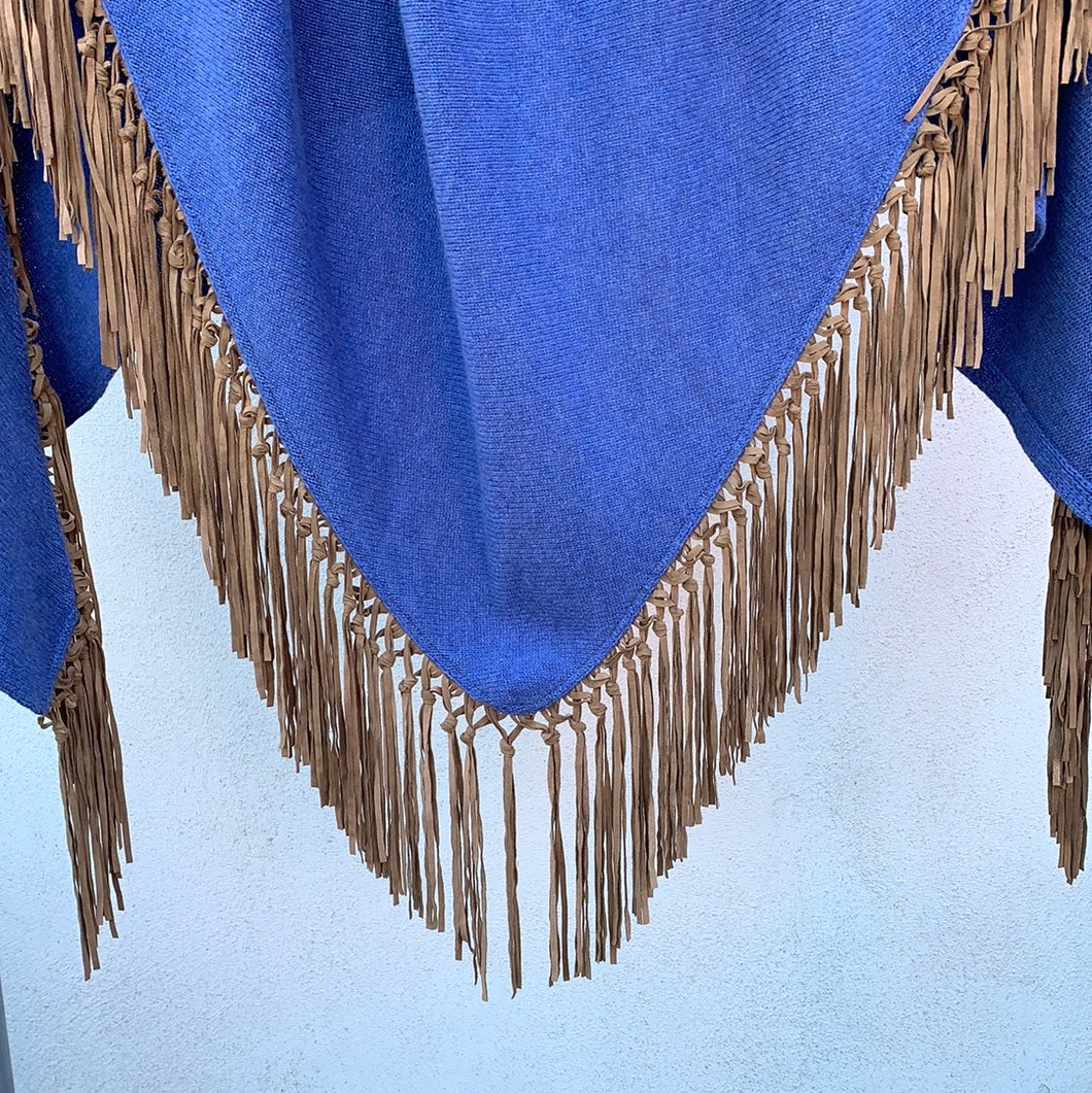 EVELIN - royal blue/camel